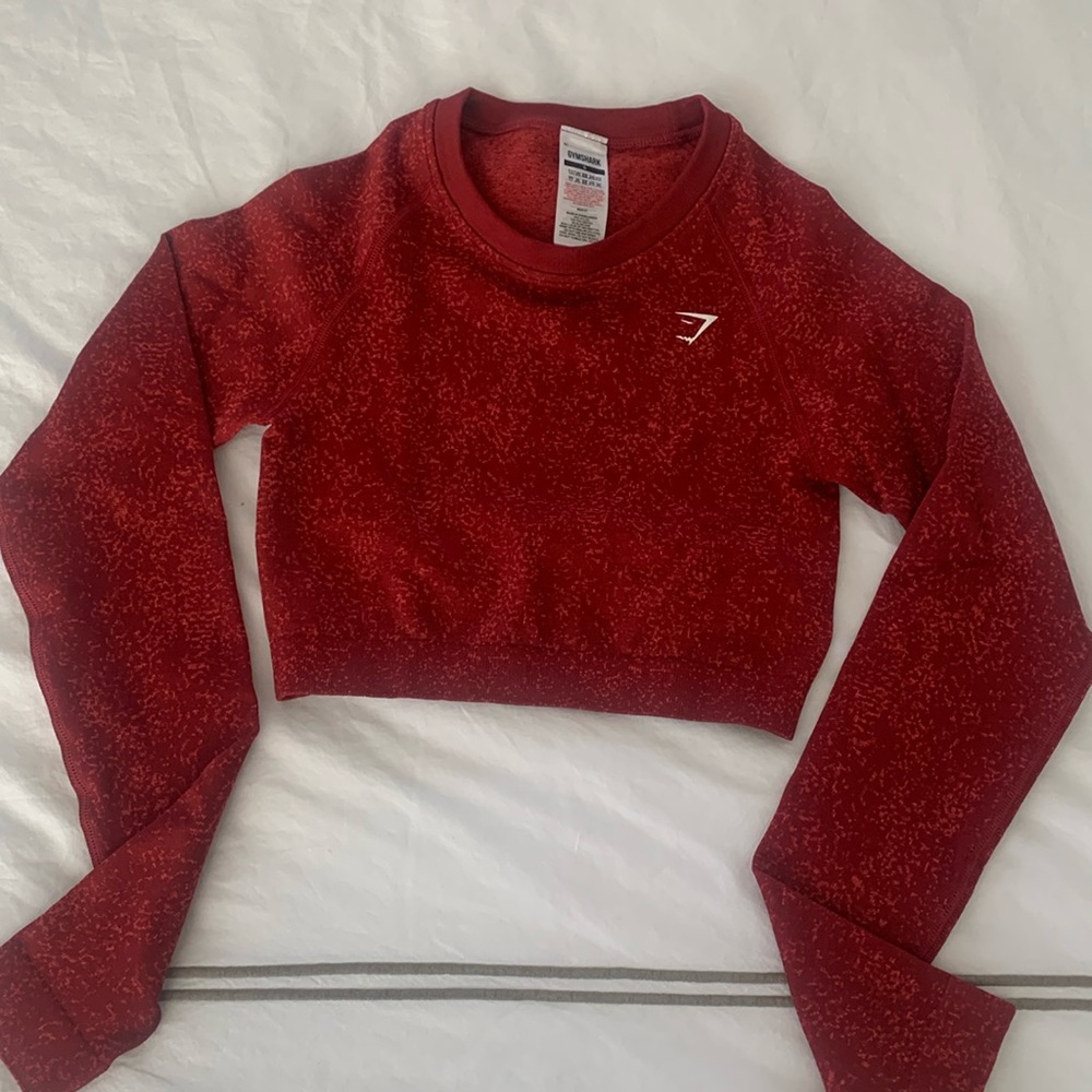 GYMSHARK long sleeve crop. S